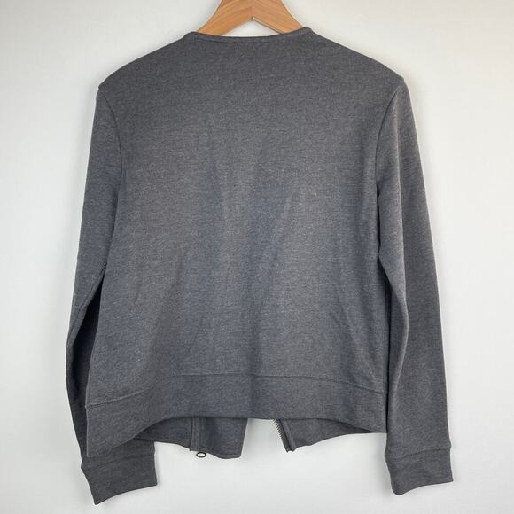 Banana Republic Jacket Size SP Gray Full Zip Pockets Stretch - Size SP - Picture 5 of 7